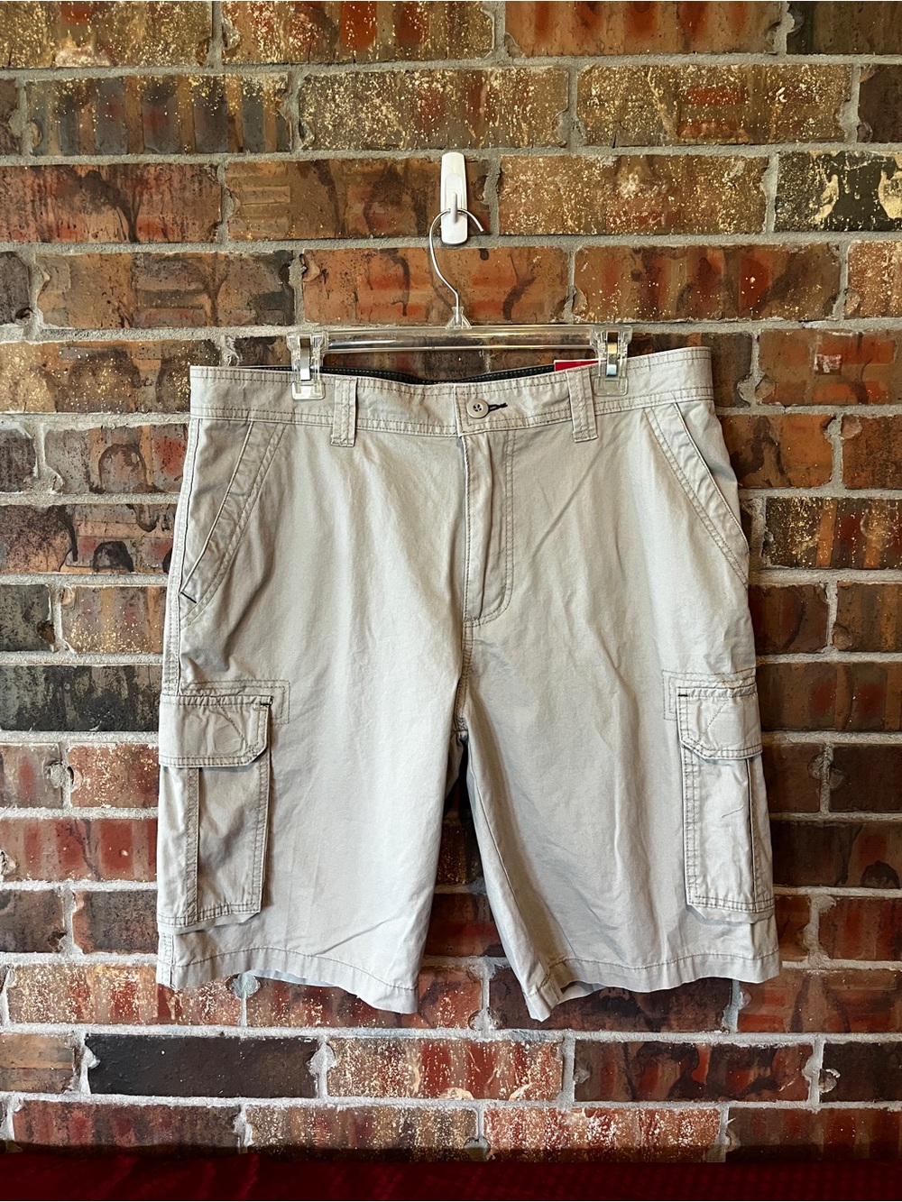 Junction West Men’s Beige Cargo Shorts Size:36 NWT
